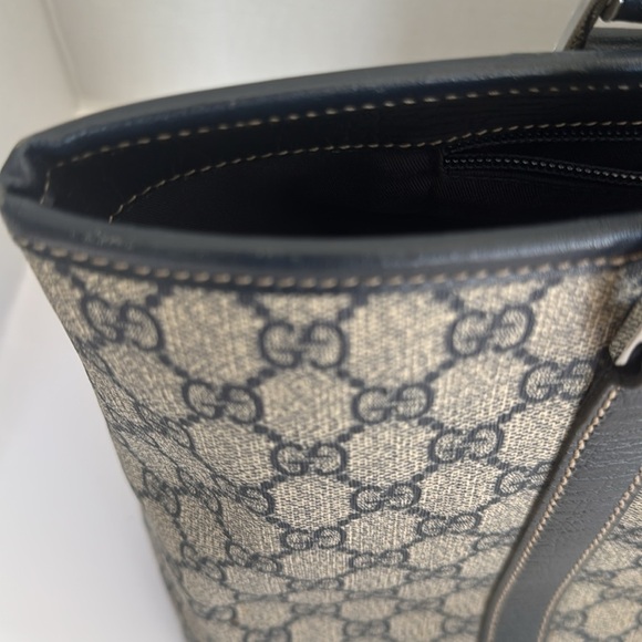 Gucci Joy Medium Tote Navy Authentic - Picture 6 of 10